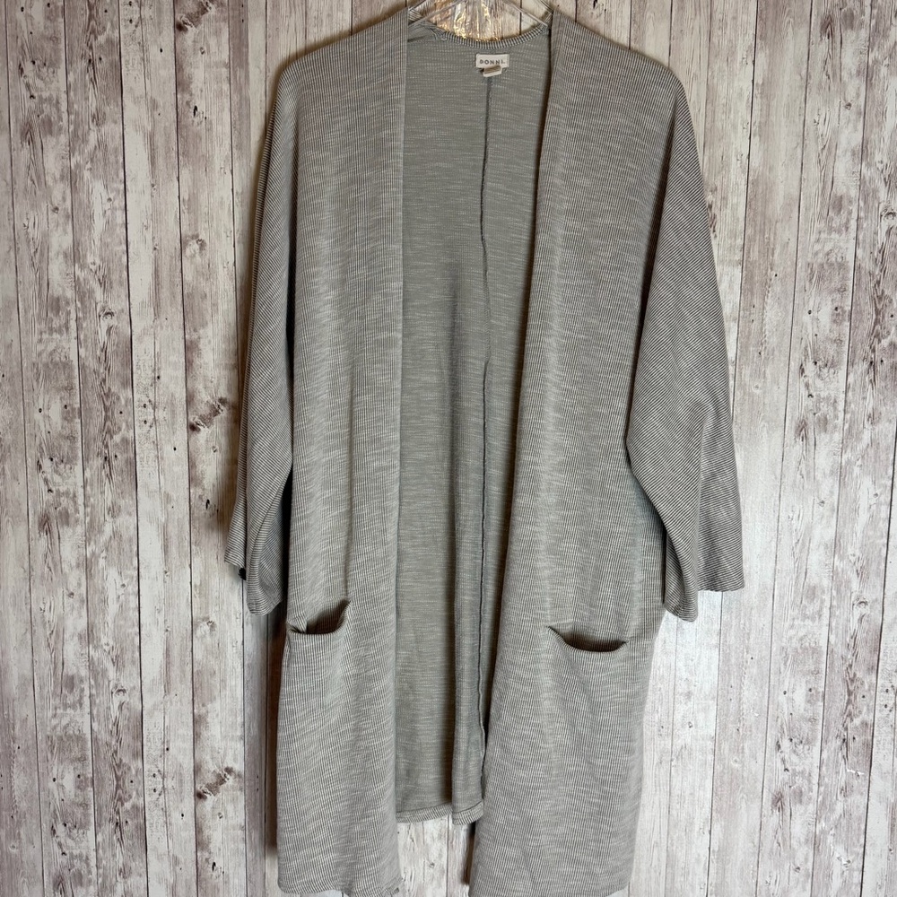 Donni The Sandwash Cardigan Plus-Size Open Front